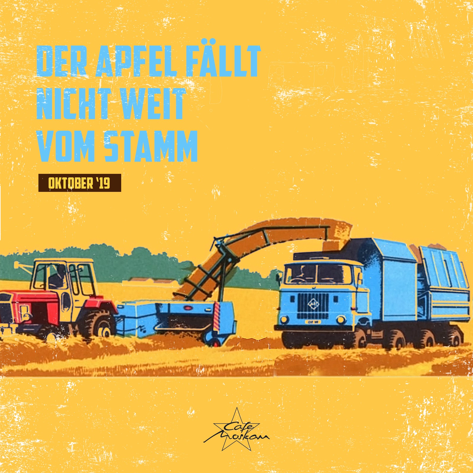 Der Apfel fällt nicht weit vom Stamm  Angebote Cafe Moskau